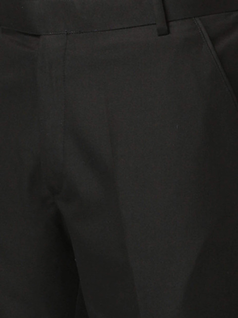 Wintage Men Black Solid Two-Piece Formal Suit - Image 3