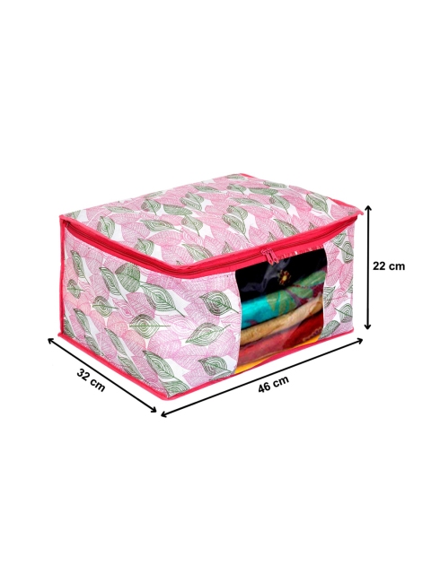 Kuber Industries Set Of 12 Metallic Printed Clothes Organiser - Image 7