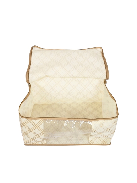 Kuber Industries Set Of 12 Metallic Printed Clothes Organiser - Image 5