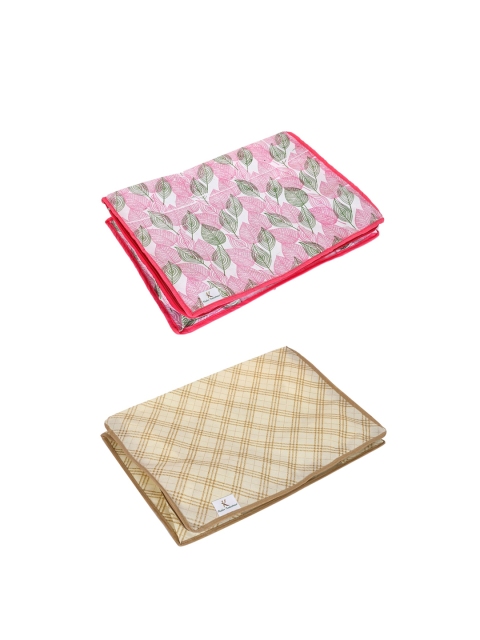 Kuber Industries Set Of 12 Metallic Printed Clothes Organiser - Image 4