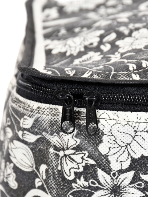 Kuber Industries Set of 3 Black & White Metallic Printed Clothes Organisers - Image 5