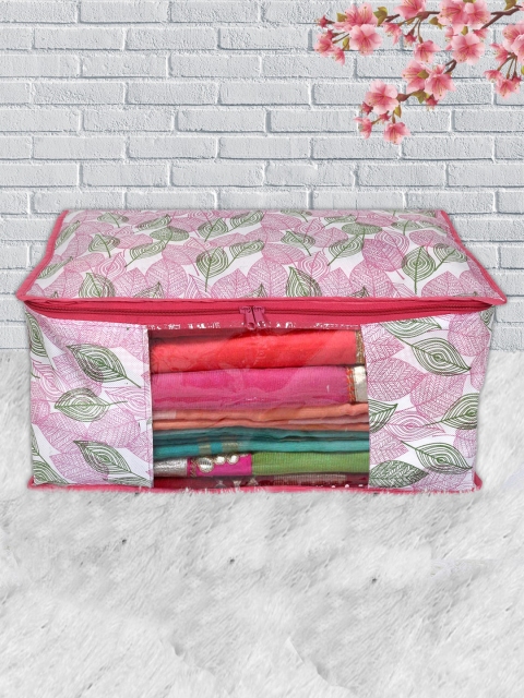 Kuber Industries Set Of 12 Metallic Printed Clothes Organiser - Image 3