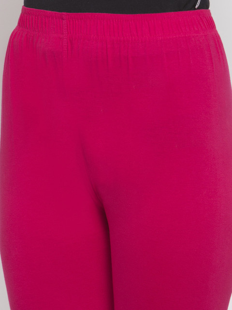 TAG 7 Women Pack of 2 Solid Ankle-Length Leggings - Image 6