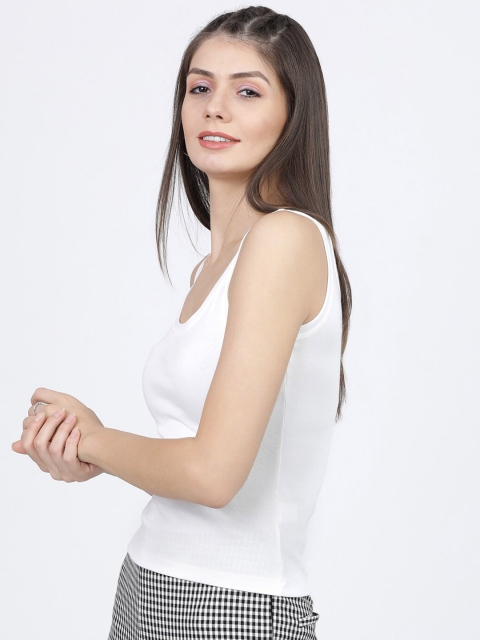 Tokyo Talkies Women White T-shirt - Image 4