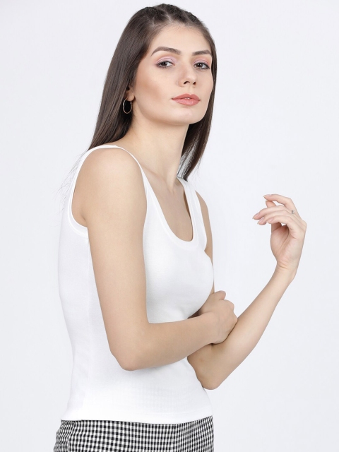 Tokyo Talkies Women White T-shirt - Image 3