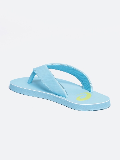 ASICS Zorian AS Unisex Blue Green Thong Flip-Flops - Image 2