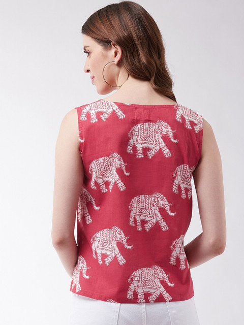 InWeave Red Regular Top - Image 5