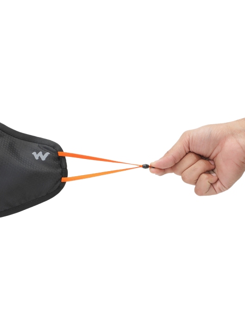 Wildcraft Unisex Black Solid Reusable Cloth Mask - Image 3
