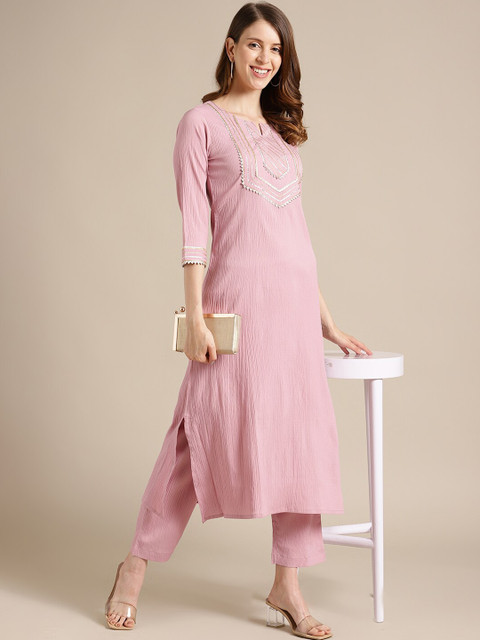Varanga Gota patti Yoke Design Kurta - Image 6