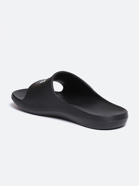 ASICS As001 Unisex Black White Printed Sliders - Image 2