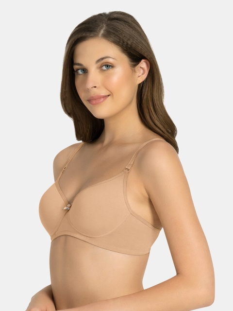 Amante Solid Padded Wirefree Smooth Comfort T-shirt Bra - BRA78201 - Image 2