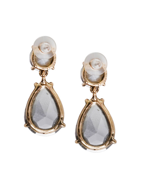 JOKER & WITCH Black Teardrop Shaped Drop Earrings - Image 4