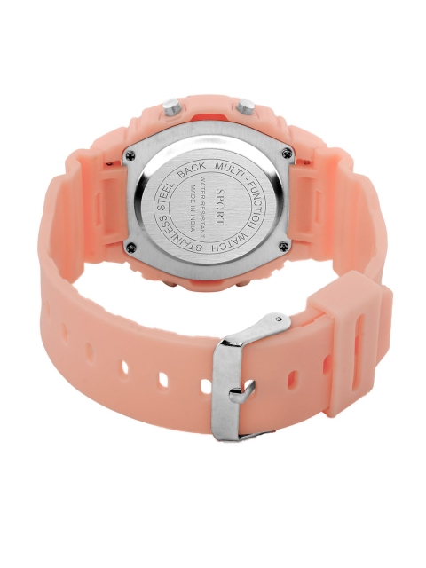 SWADESI STUFF Unisex Kids Orange Dial & Orange Straps Digital Automatic Watch CASI ORANGE - Image 3
