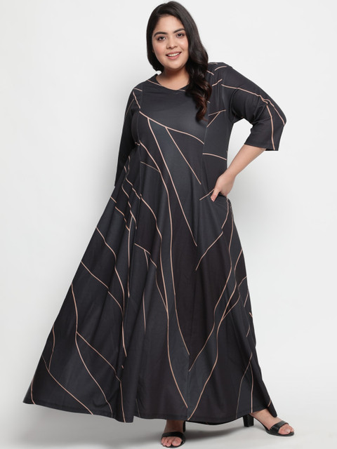 Amydus Women Plus Size Teal Maxi Dress - Image 2