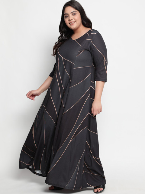 Amydus Women Plus Size Teal Maxi Dress - Image 6