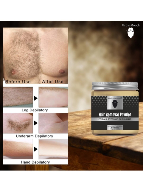 UrbanMooch Natural & Organic Hair Removal Powder 100gm - Image 5