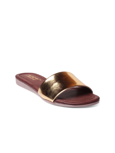 

GNIST Women Gold-Toned Flats