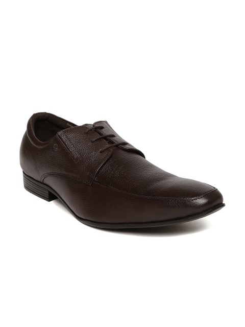 

Nez by Samsonite Men Brown Leather Derby Formal Shoes
