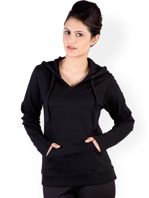 

De Moza Black Hooded Sweatshirt
