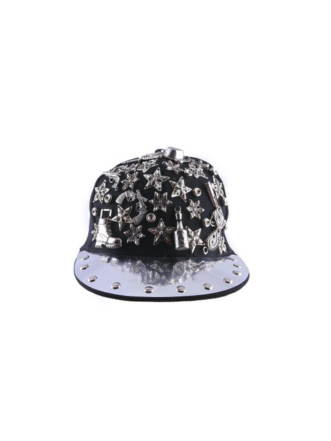 

FabSeasons Men Black Hip Hop Cap