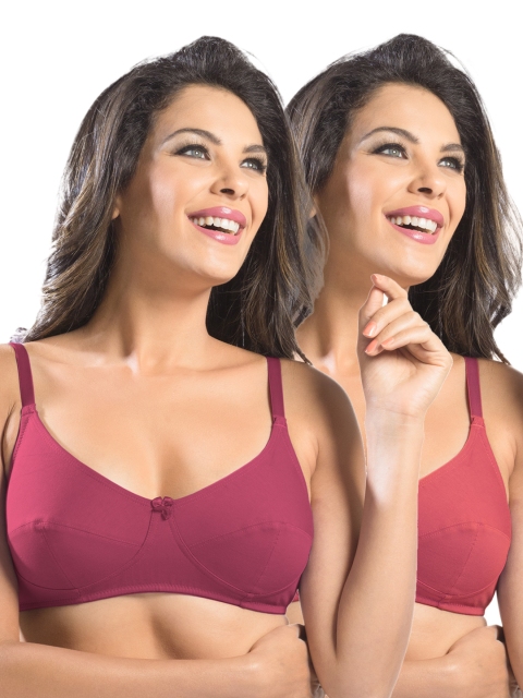 

Sonari Pack of 2 Full Coverage Bras afreen, Purple