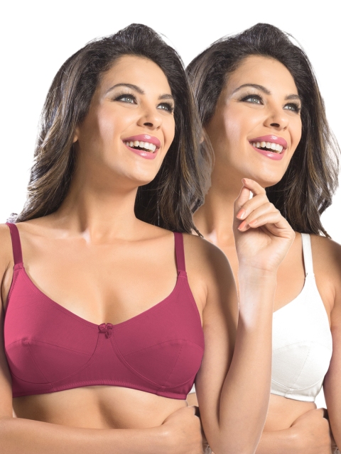 

Sonari Pack of 2 Full Coverage Bras afreen, Purple