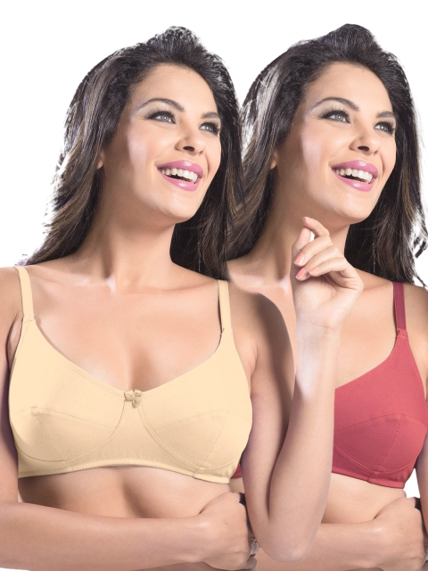 

Sonari Pack of 2 Full-Coverage Bras, Nude