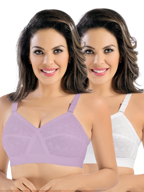 

Sonari Pack of 2 Full-Coverage Bras celina, White