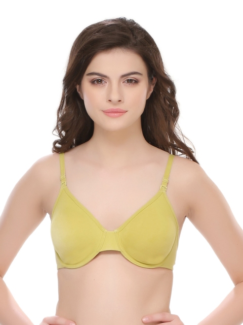 

Clovia Green Full-Coverage Bra BR0065H1140B