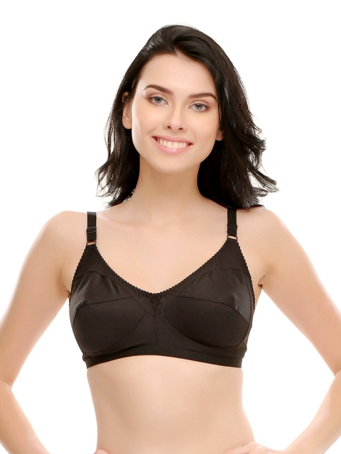 

Clovia Black T-shirt Bra BRF184P0444B