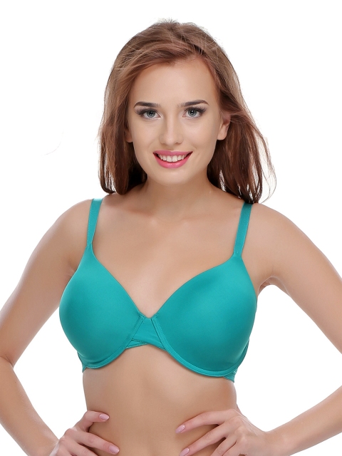 

Clovia Green Plunge Bra BR0318P1740D
