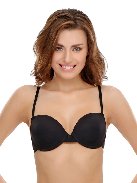 

Clovia Black Plunge Bra BR0360P1340D