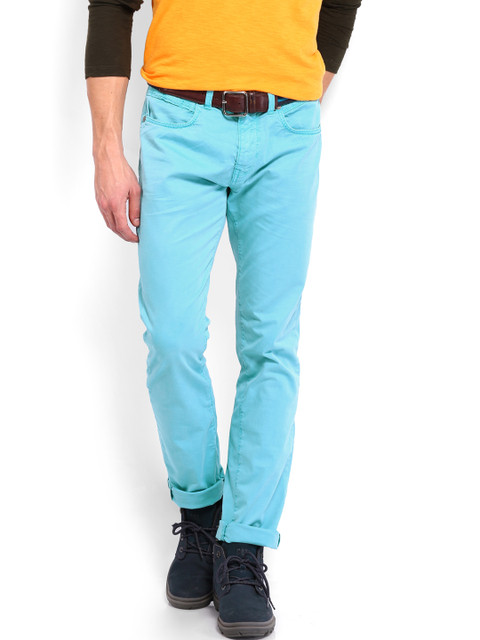 

Breakbounce Men Blue Craven Regular Fit Chino Trousers