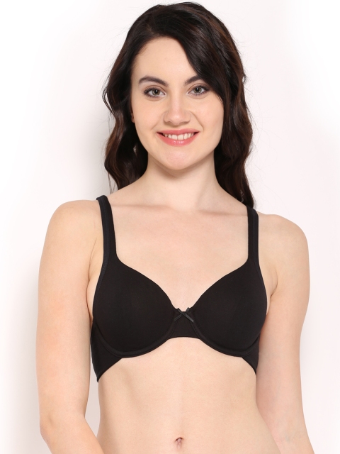 

Amante Black Full-Coverage Bra BFOM24