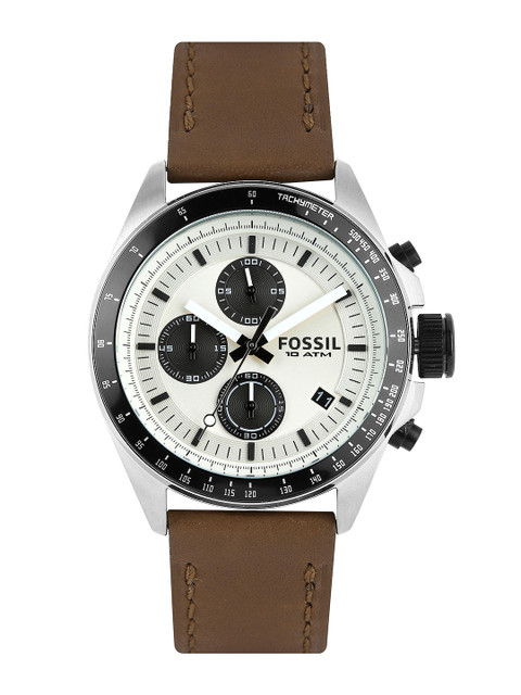 

Fossil Men Silver-Toned Dial Watch CH2882