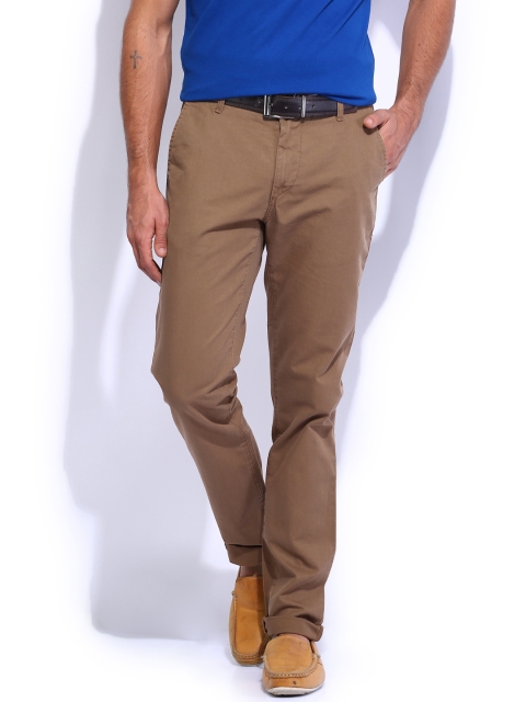 

U.S. Polo Assn. Men Brown Slim Fit Trousers