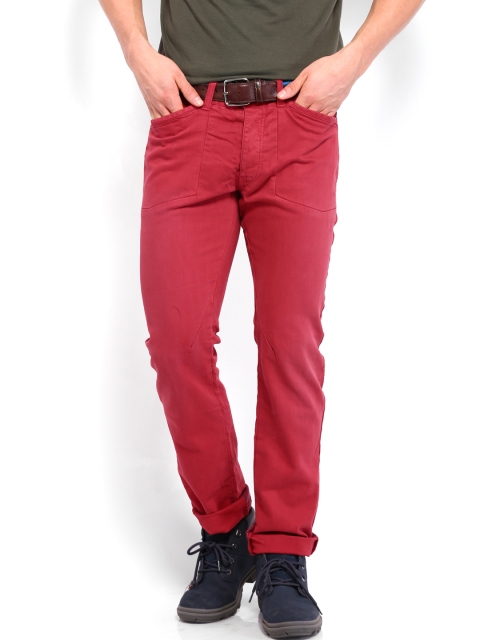 

Breakbounce Men Red Cubo Buddy Hug Regular Fit Trousers