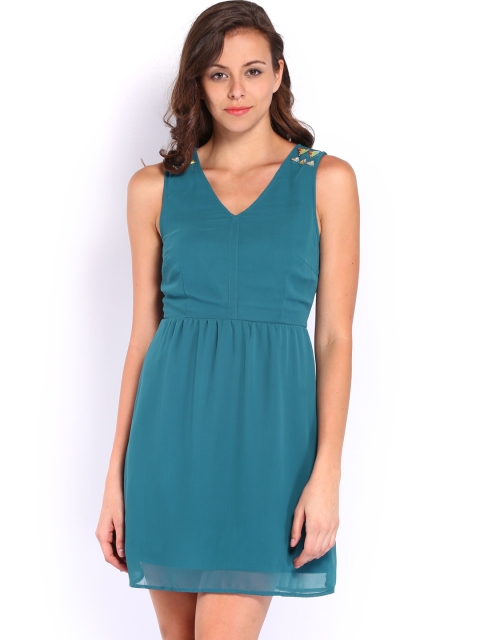 

Vero Moda Teal Blue Fit & Flare Dress