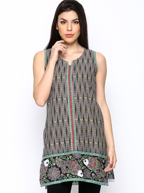 

Aurelia Women Green Printed Kurti