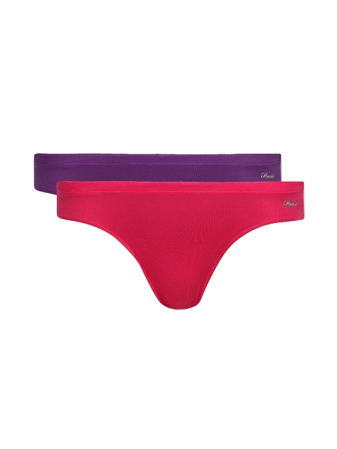 

Hanes Women Pack of 2 Assorted Ultimate Bikini Briefs U161-615-PL, Pink
