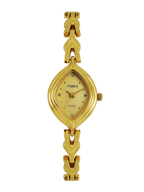 

Timex Women Gold-Toned Dial Watch LS05-V/S