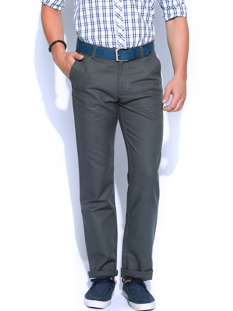 

Arrow Sport Men Grey Chino Trousers