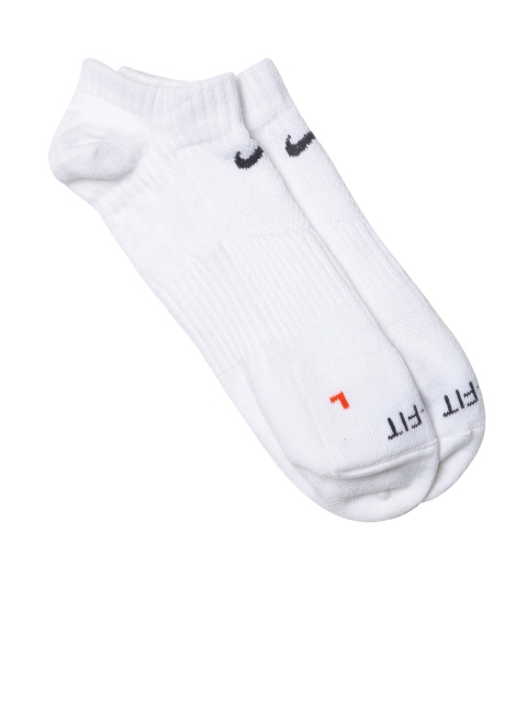 

Nike Unisex White Dri-Fit Cotton Lightweight Training Socks
