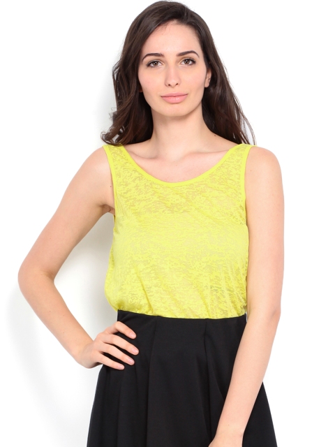 

Vero Moda Women Yellow Tank Top