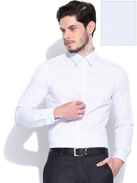 

Celio White Slim Fit Formal Shirt