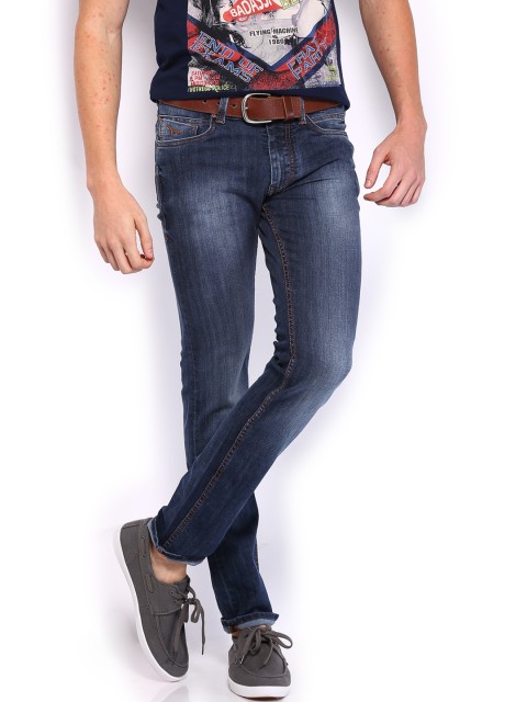 

Flying Machine Men Blue Skinny Jackson Fit Stretchable Jeans