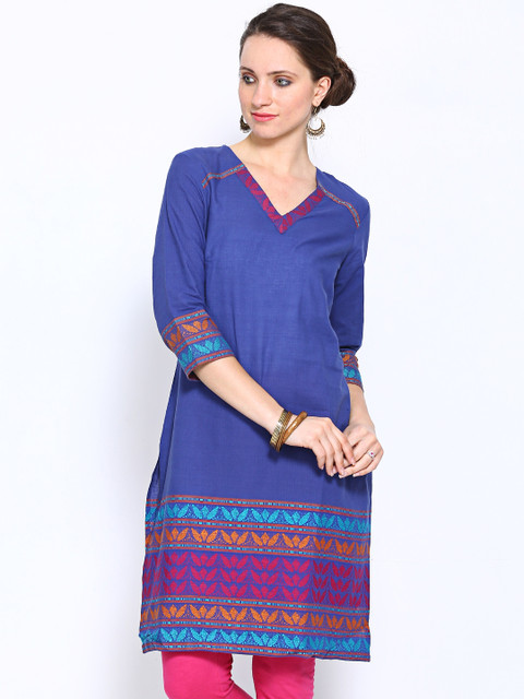 

Aurelia Women Blue Kurta