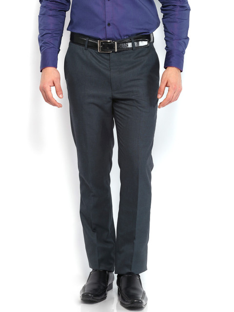 

Arrow Men Blue Tapered Fit Formal Trousers