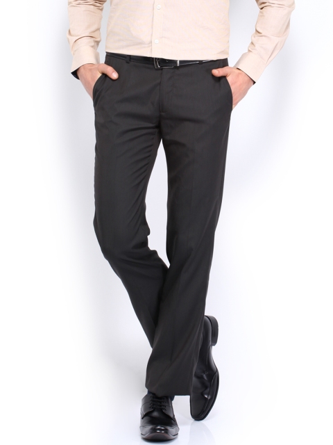 

Arrow Men Black Slim Fit Formal Trousers