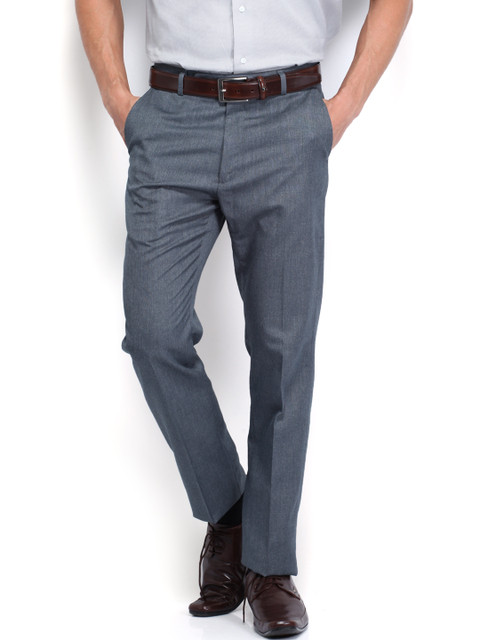 

Arrow Men Grey Slim Fit Formal Trousers